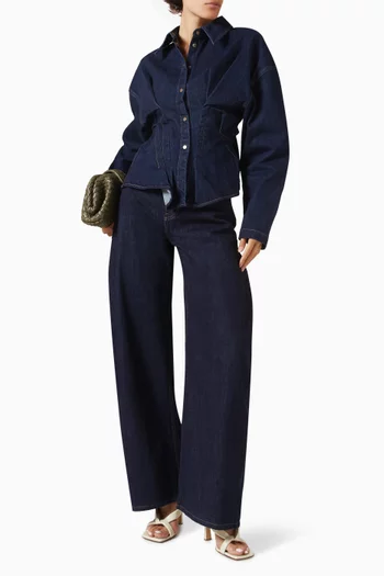 Rounded Jeans in Denim