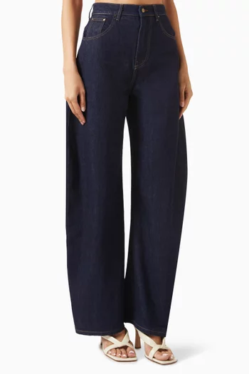 Rounded Jeans in Denim