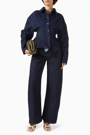 Twisted Shirt in Denim