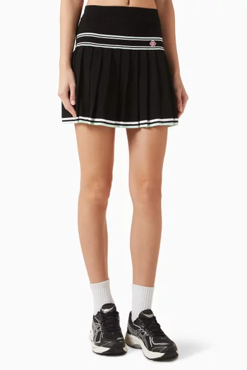 تنورة قصيرة بطيّات فيسكوز