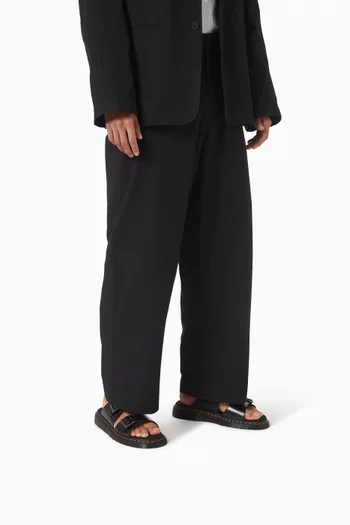 Josef Slide Sandals in Aniline Leather