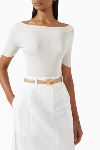 Olivia Belt in Leather