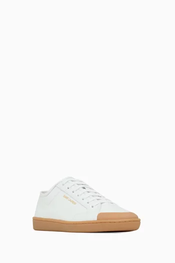 Gym Sneakers in Smooth Leather