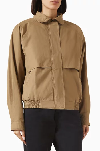 Zip Jacket in Cotton-canvas