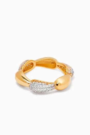 Blossom Ring in 24kt Gold-plated Silver