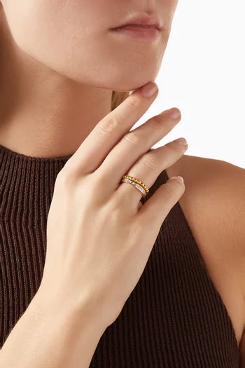 Princess Ring in 24kt Gold-plated Silver