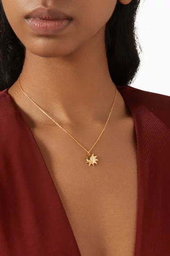 'It's Hot' Necklace in 24kt Gold-plated Silver