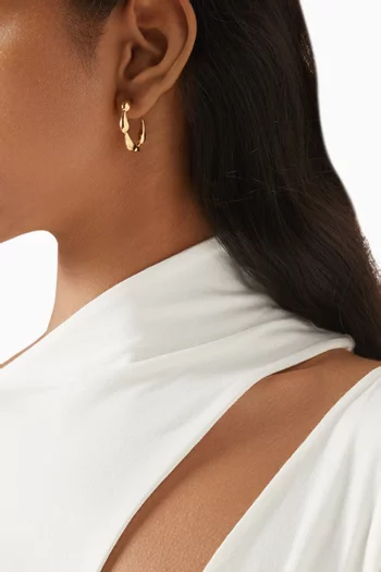 Elevate Earrings in 24kt Gold-plated Silver