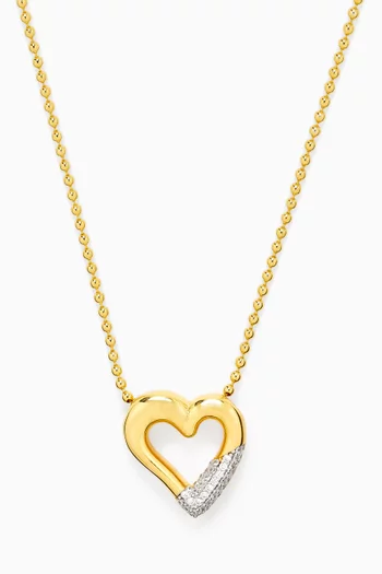 قلادة بي ماين فضة مطلية ذهب عيار 24