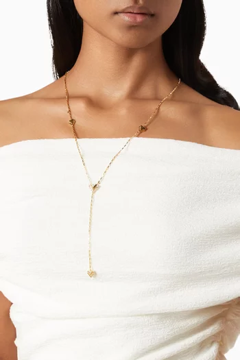 'Born with it' Necklace in 24kt Gold-plated Silver