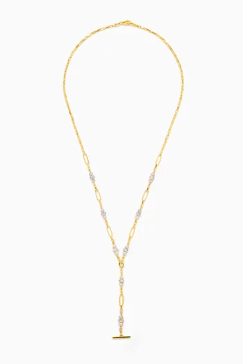 'Always & Forever' Necklace in 24kt Gold-plated Silver