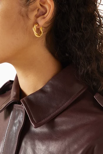 أقراط دائرية فينتج من الثمانينيات