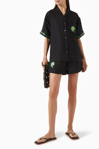 Vera Kaftan in Silk Crepe De Chine
