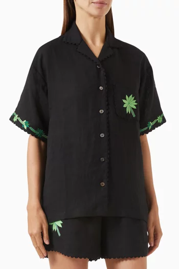 Vera Kaftan in Silk Crepe De Chine