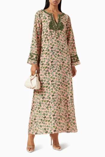 India Embroidered Kaftan