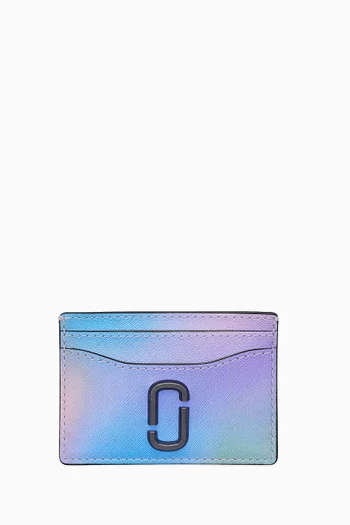 THE CARD CASE IN COW LEATHER WITH SILVER HARDWARE LOGO AND TWO CARD SLOTS:Multi Colour:One Size|218527649
