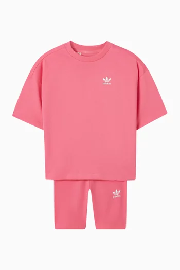 طقم تي شيرت وشورت لركوب الدراجة