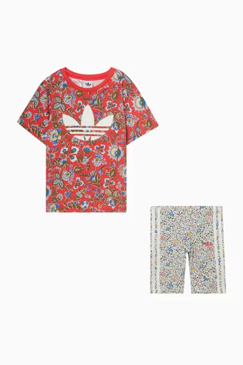 طقم تي شيرت وشورت ليبرتي لندن