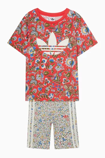 طقم تي شيرت وشورت ليبرتي لندن