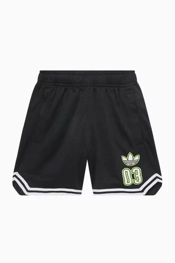 Logo Shorts in Mesh