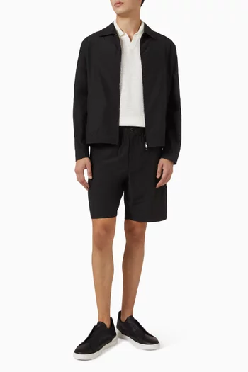 Drawstring Shorts in Cotton-blend