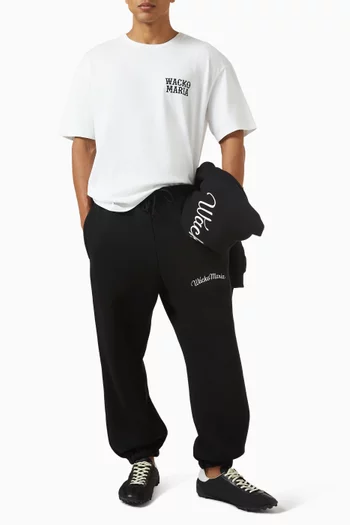 Washed Crewneck T-shirt in Cotton