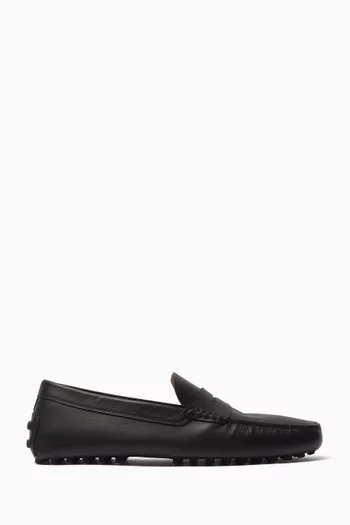 Gommino Bubble Loafers in Leather