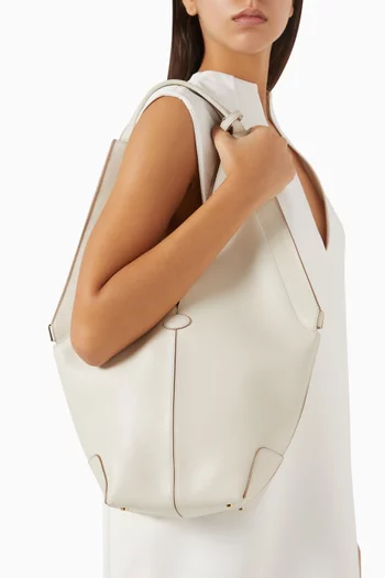 Small Di Folio Shoulder Bag in Leather