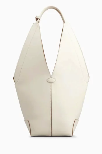 Small Di Folio Shoulder Bag in Leather