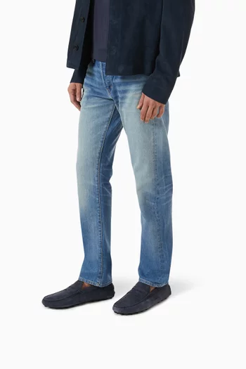Gommino Bubble Loafers in Suede