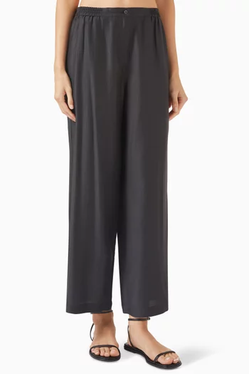 Takisada Pyjama-style Pants in Satin