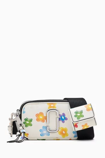 The Wild Daisy Snapshot Bag in Saffiano Leather