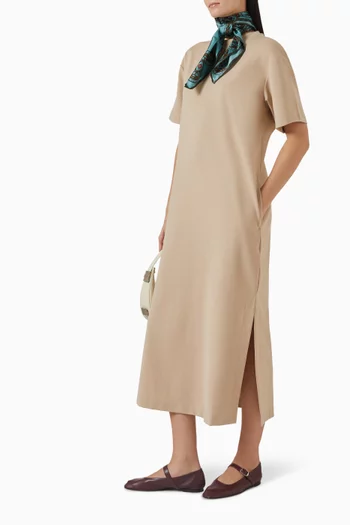 Athos Midi Dress in Cotton-jersey