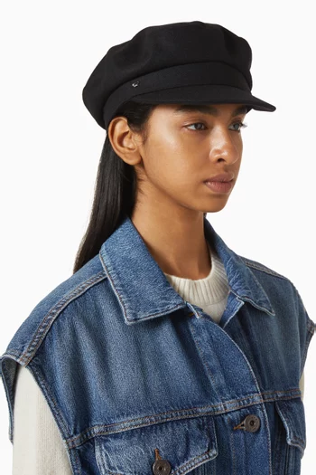 Sailor Cap in Wool-blend