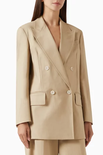 Olimpia Tailored Jacket in Stretch-canvas