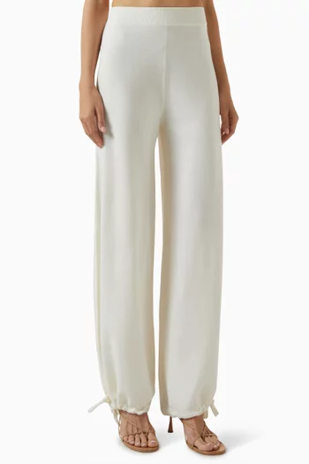 Nigeria Wide-leg Pants in Knit
