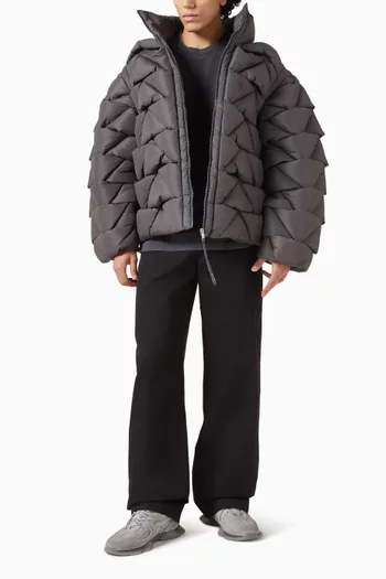 Knit Puffer Jacket