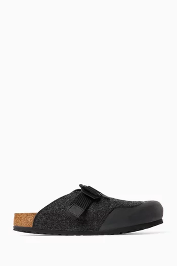 حذاء مفتوح من الخلف بوسطن نوفا لباد وجلد نوبوك