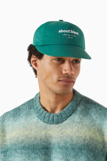 Logo Box Cap in Canvas