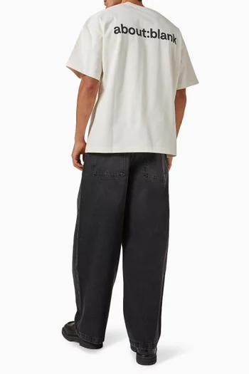 Reverse Longer Fit T-shirt in Cotton