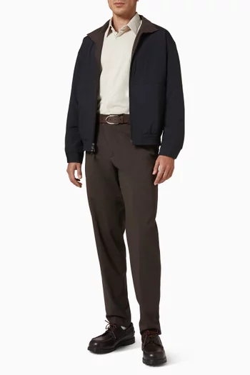 Reversible Jacket in Motion Wool