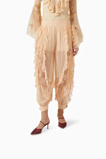 Sasha 70 Mules in Mesh