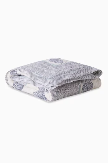 Block-print Quilt in Cotton