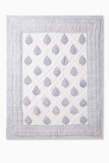 Block-print Quilt in Cotton