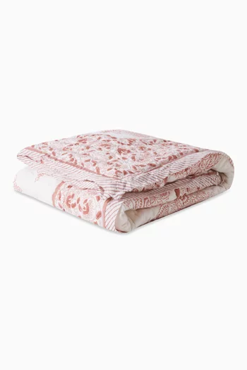 Block-print Quilt in Cotton