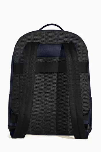 Backpack in Grained Leather