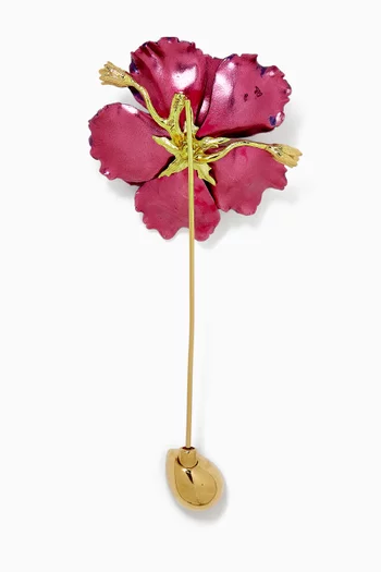 Parrot Bloom Brooch in 18kt Gold Vermeil