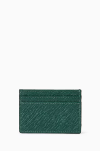 حافظة بطاقات مسطحة جلد باناما