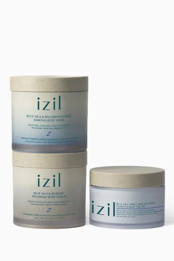Blue Nila Triple-Brightening & Smoothing Ritual Set, Savings Value 15%