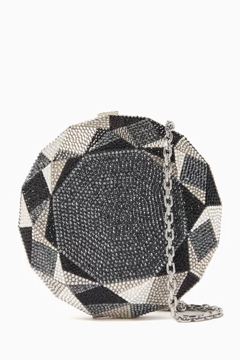 Diamond Crystal-embellished Clutch